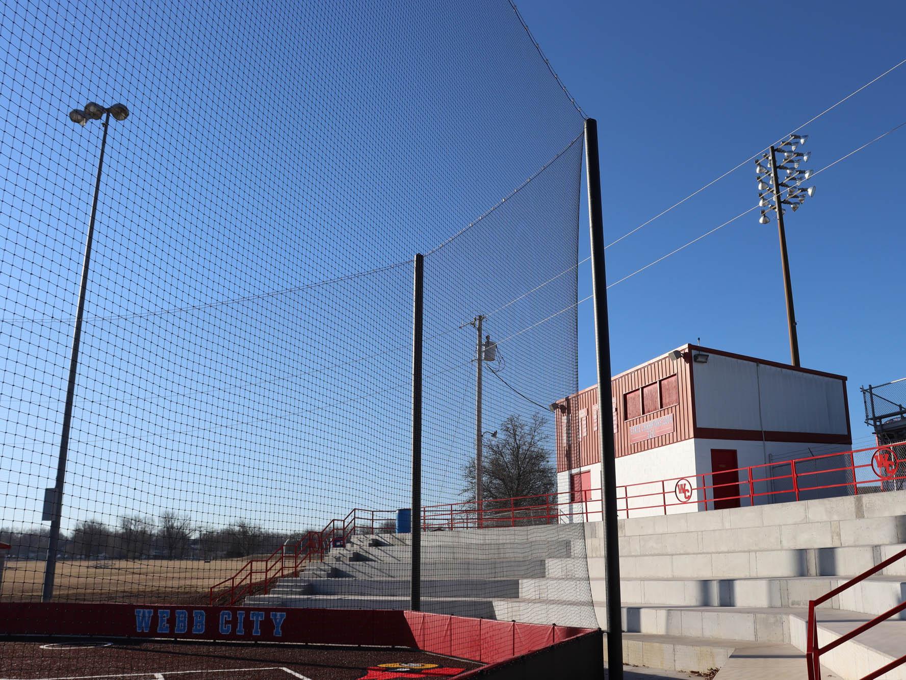 Net Backstop System Sports & Athletic Field Products Unlimited